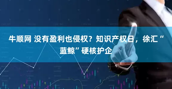 牛顺网 没有盈利也侵权？知识产权日，徐汇“蓝鲸”硬核护企